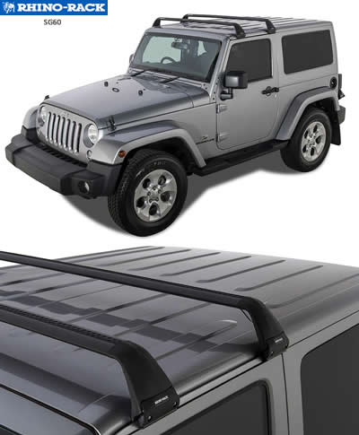 Jeep Wrangler 4 door Backbone roof racks